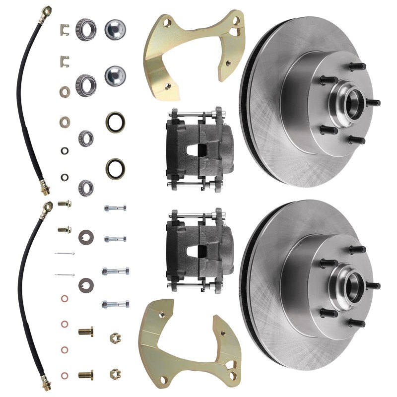 Complete Front Brake Disc Conversion Kit for Chevy Full Size 1955 1956-1964 gallery