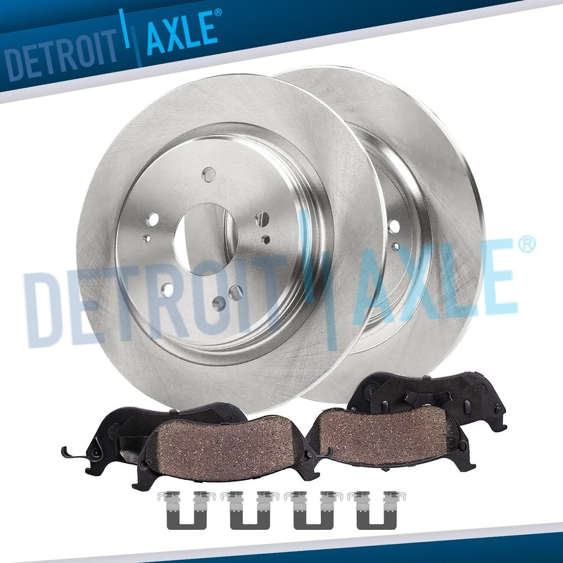 310mm Rear Disc Brake Rotors Ceramic Brake Pads Kit for 2015 – 2020 Acura TLX