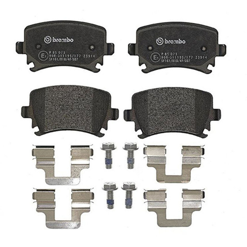 Brembo Rear Brake Kit Low-Met Pads Coated Disc Rotors 302mm For Audi A6 Quattro gallery