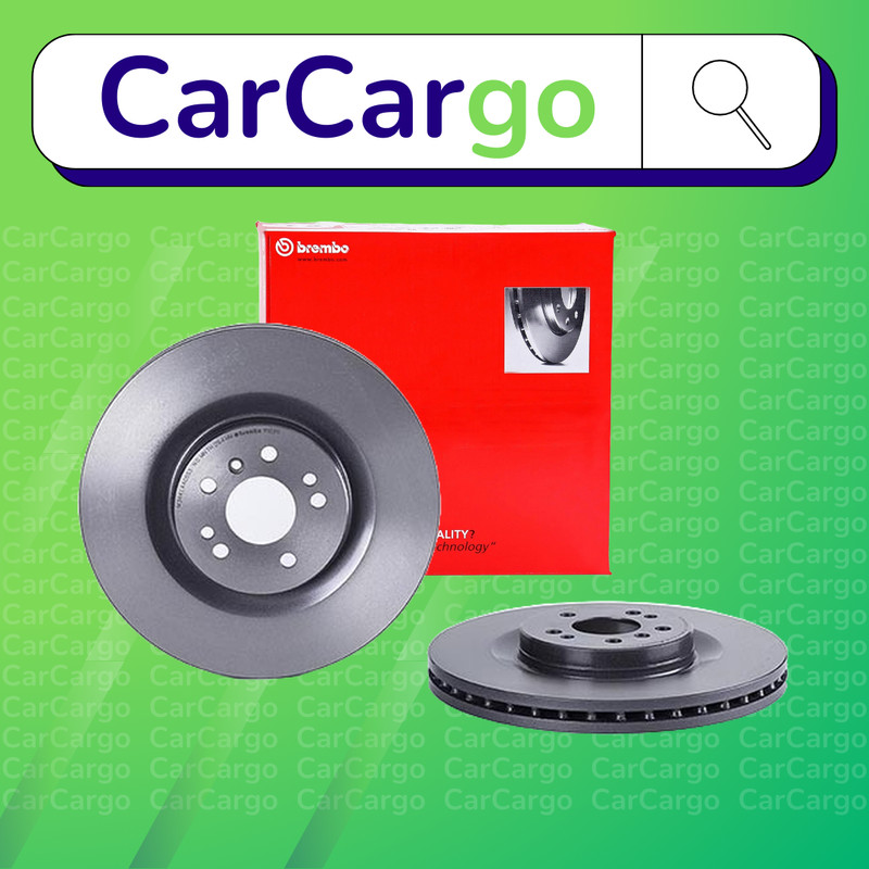 Brembo Vented Front Brake Discs Pair For Mercedes R-Class R 300 2009-2014 350 mm