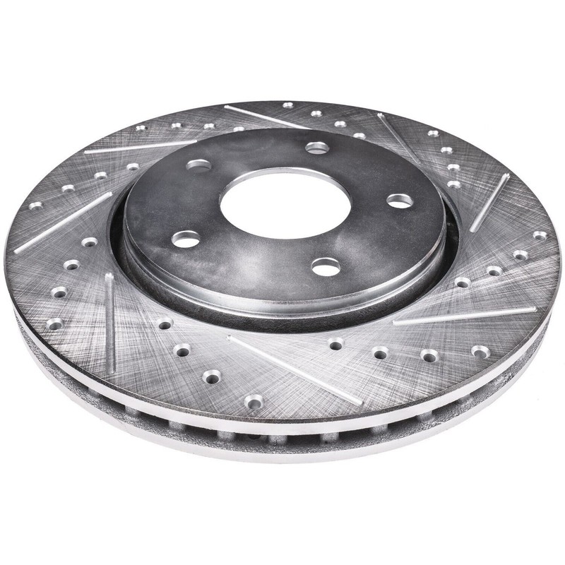 Pair Front Drilled Disc Brake Rotors For Lexus GS200T GS300 GS350 GS450H GS460 gallery