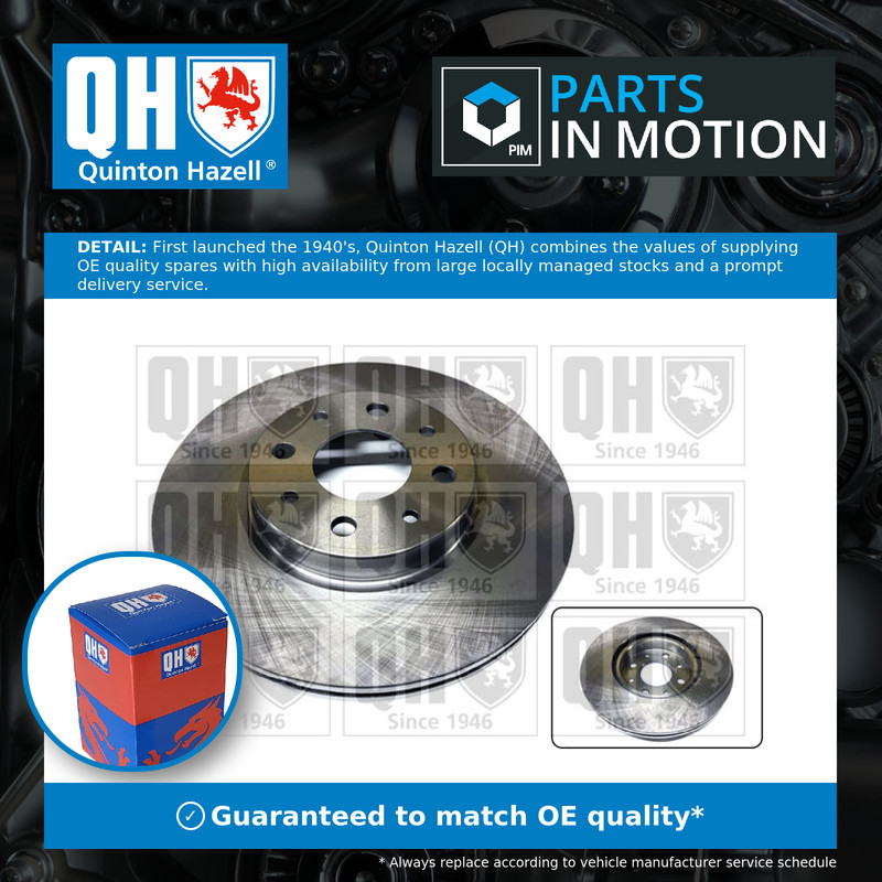 2x Brake Discs Pair Vented fits FIAT TEMPRA 159 1.9D Front 90 to 96 258mm Set QH