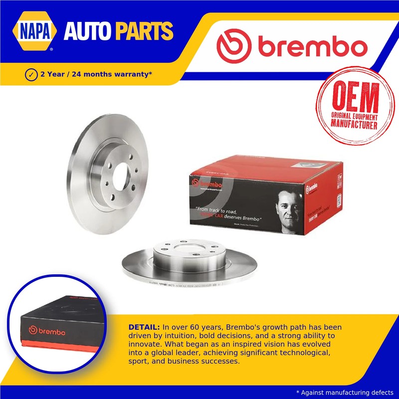 2x Brake Discs Pair Solid fits ALFA ROMEO 145 930 1.4 Front 94 to 96 AR33501 Set