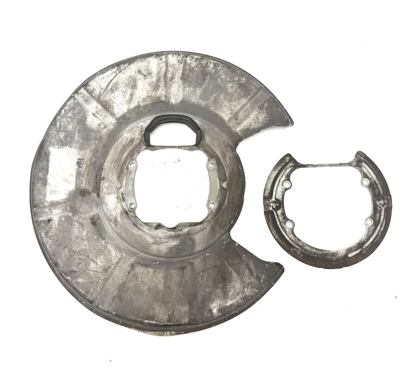 04-10 BMW E60 E63 E64 Rear Right Passenger Brake Disc Shield Cover 6760854 OEM gallery