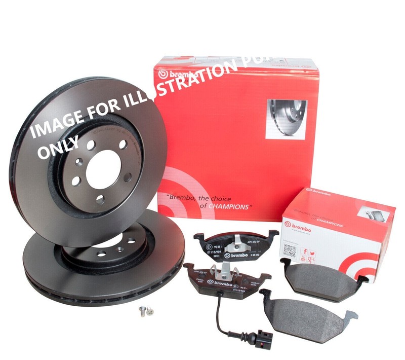 FOR OPEL Astra G 1.8 Dual Fuel MK4 BREMBO FRONT BRAKE DISCS 256MM&BRAKE PADS SET