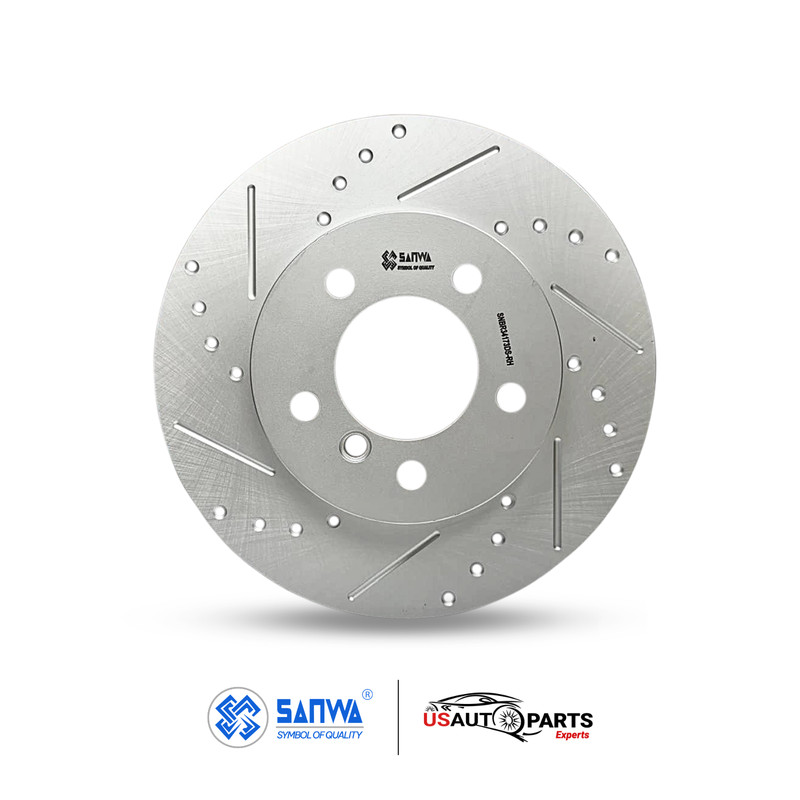 PAIR OF FRONT LH BRAKE ROTOR VENTED & GEOMET COATED D&S 300MM FOR BMW 99-08 gallery