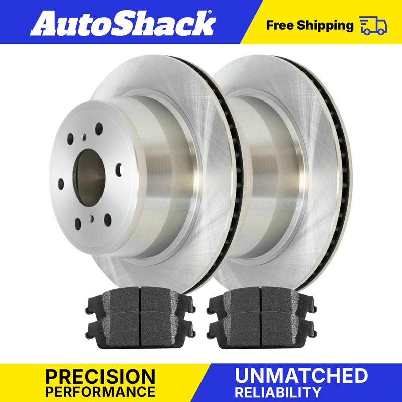 Rear Brake Rotors & Pads for Chevy Silverado 1500 Tahoe Suburban GMC Sierra 1500