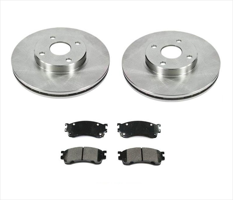 For Mazda Protege 2.0L 2001 2002 2003 Front Brake Rotors Pads With Rear Drums
