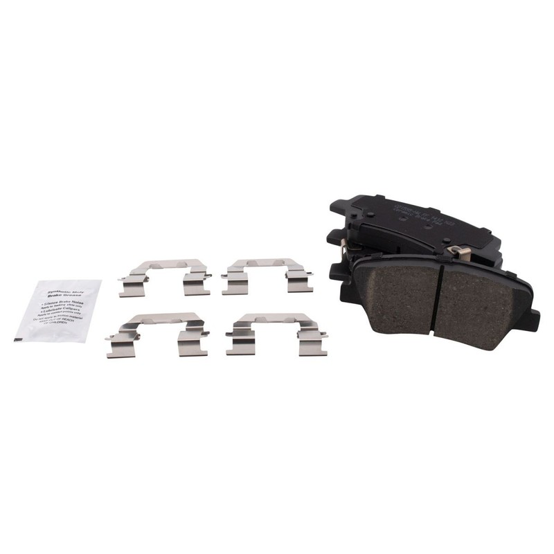 TRQ Front Brake Pad & Rotor Kit Ceramic Fits 14-16 Forte Koup 14 Veloster gallery