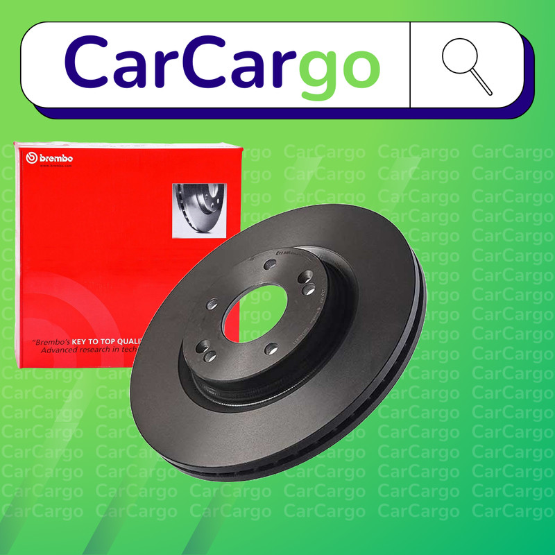 Brembo Vented Front Brake Discs Pair For Hyundai i30 1.4 MPi 2016-2020 305 mm