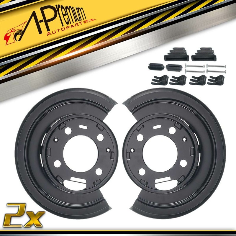 2x Rear Brake Dust Shield Plates for Ford Excursion F-250 F-350 F-450 Super Duty