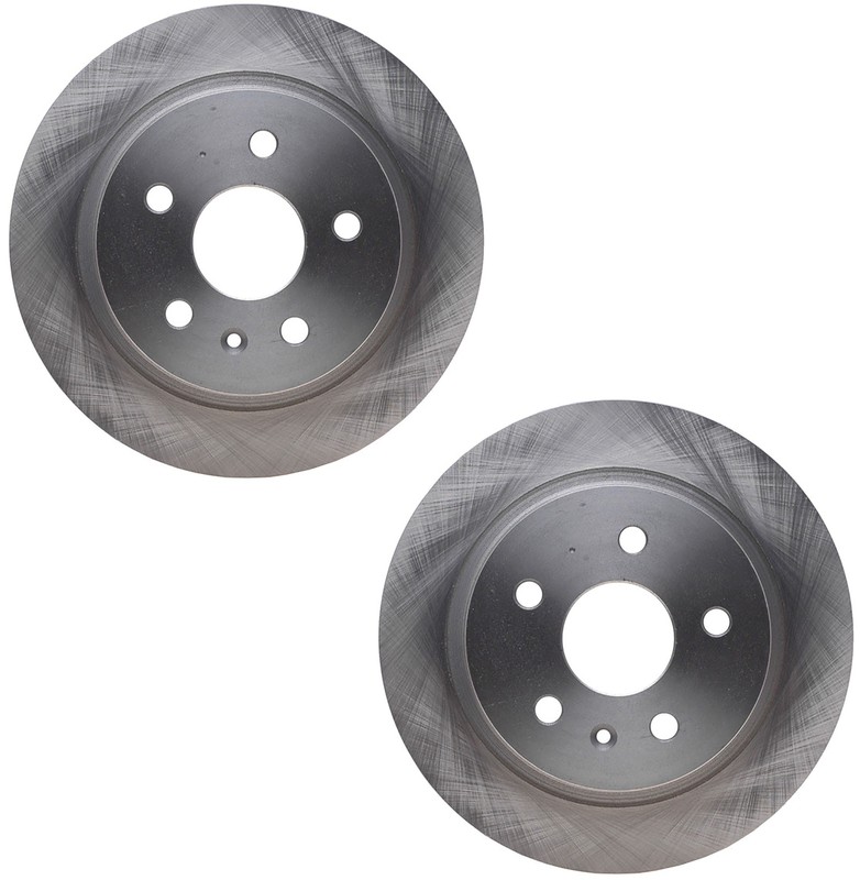 Pair Set 2 Rear Solid Coated Disc Brake Rotors 292mm Dia ACDelco For Buick Regal