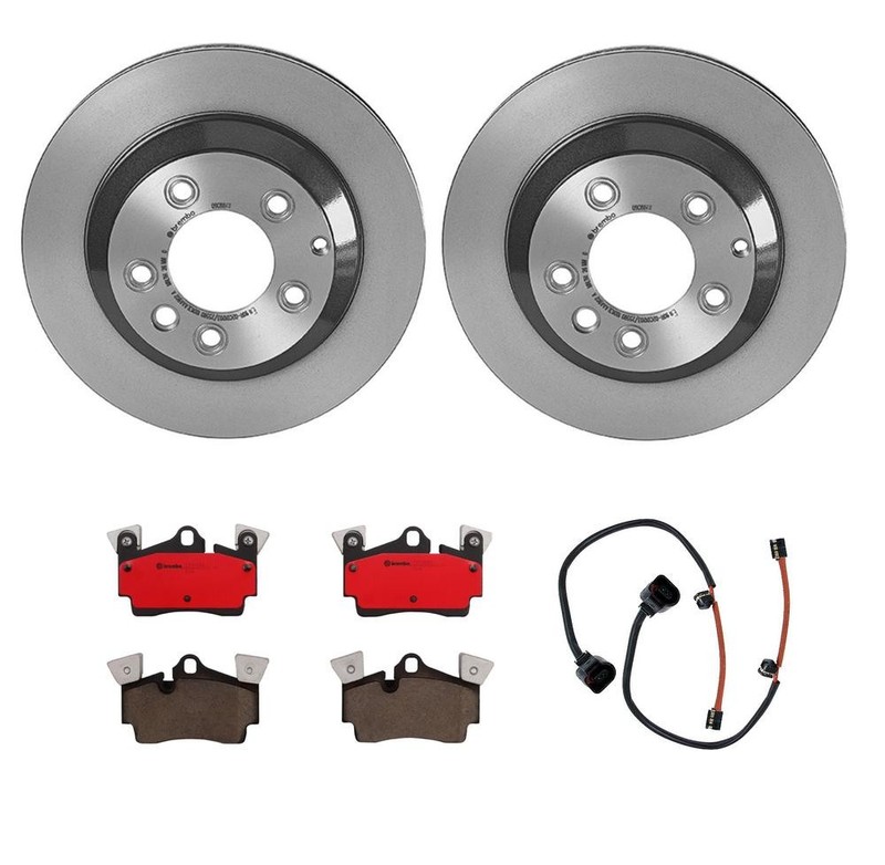 Brembo Rear Brake Kit Ceramic Pads Disc Rotors 330mm For Toureg Q7 Cayenne