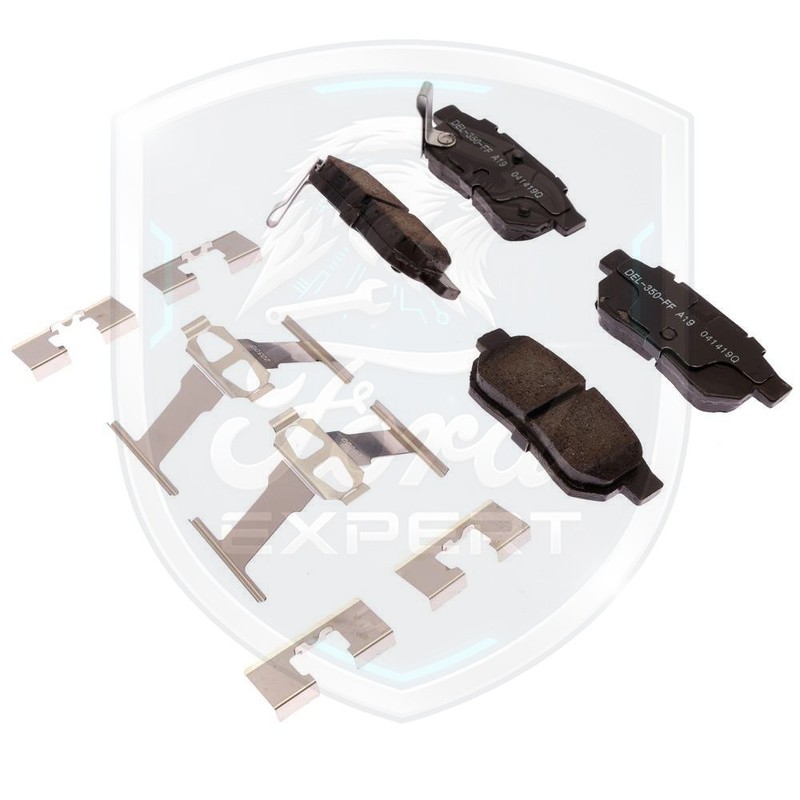 OEM Front & Rear Ceramic Brake Pads Kit For 1994-1997 Honda Civic Del Sol gallery