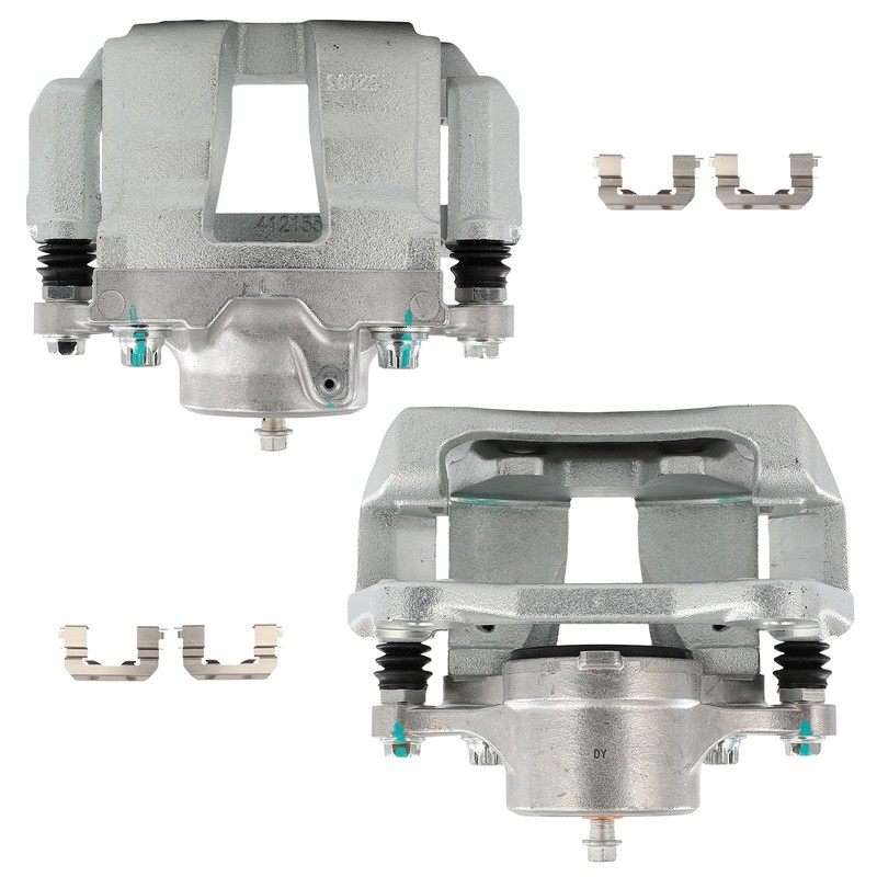 Pair Brake Calipers Front Left Right w/ Bracket For 11 12 13 2014 Hyundai Sonata