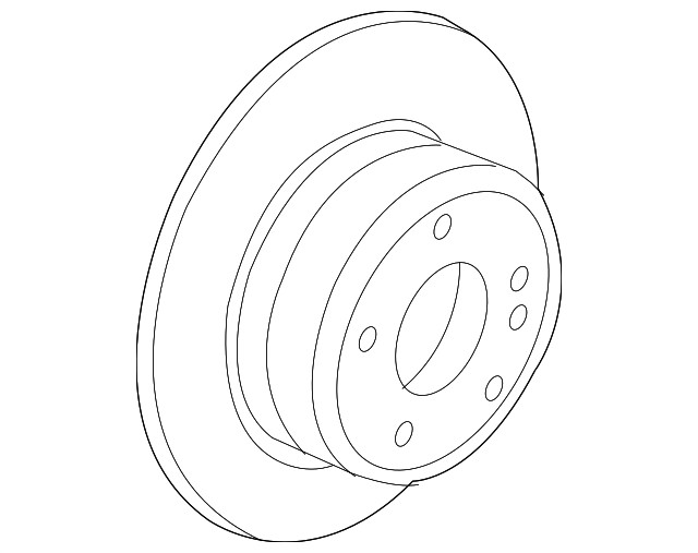 Genuine BMW Rotor Left 34-21-2-284-903