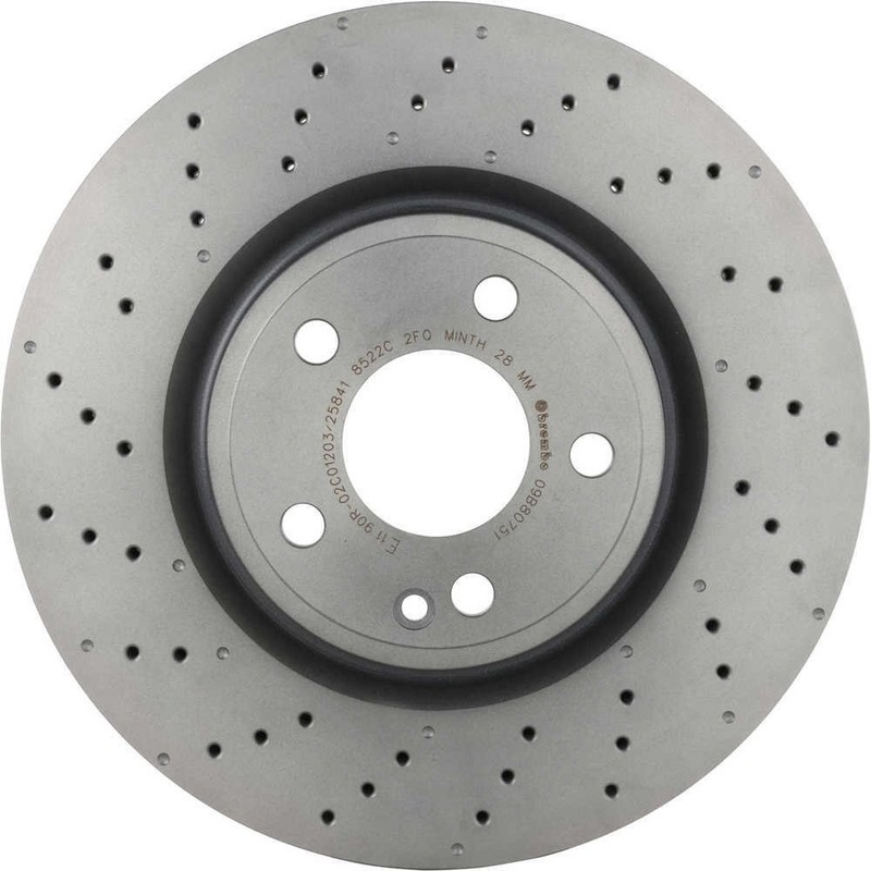Disc Brake Rotor fits 2014-2018 Mercedes-Benz CLA250 GLA250 BREMBO NORTH AMERIC