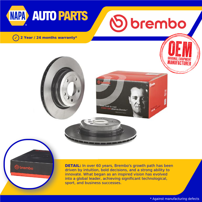 2x Brake Discs Pair Vented fits BMW X1 E84 3.0 Rear 09 to 11 N52B30A 336mm Set