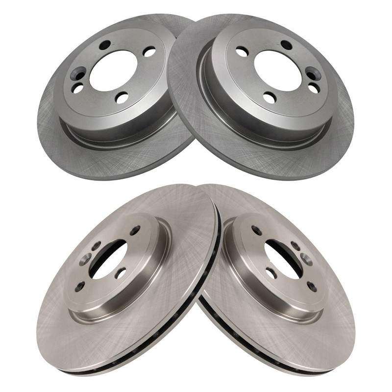 TRQ Front & Rear Brake Rotors Set Fits 2007-2015 Mini Cooper gallery