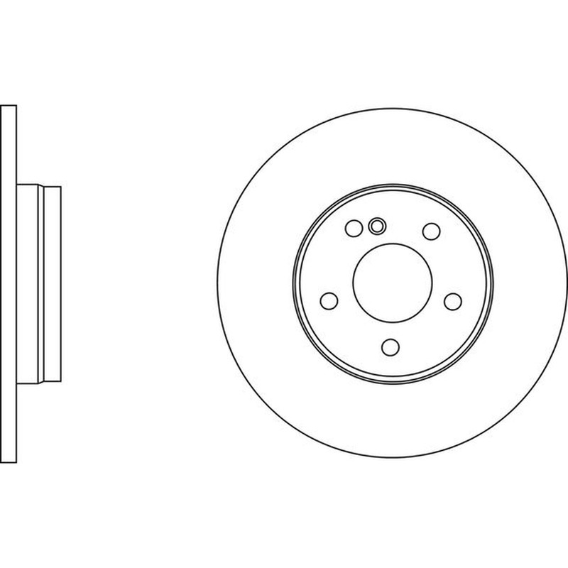 Apec Blue Brake Disc – Rear SDK6546 Fits Mercedes C Class & E Class – OE Quality