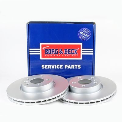 DISCS FOR VW TRANSPORTER/CARAVELLE SHARAN 2.5 1.8 T PAIR FRONT BORG & BECK