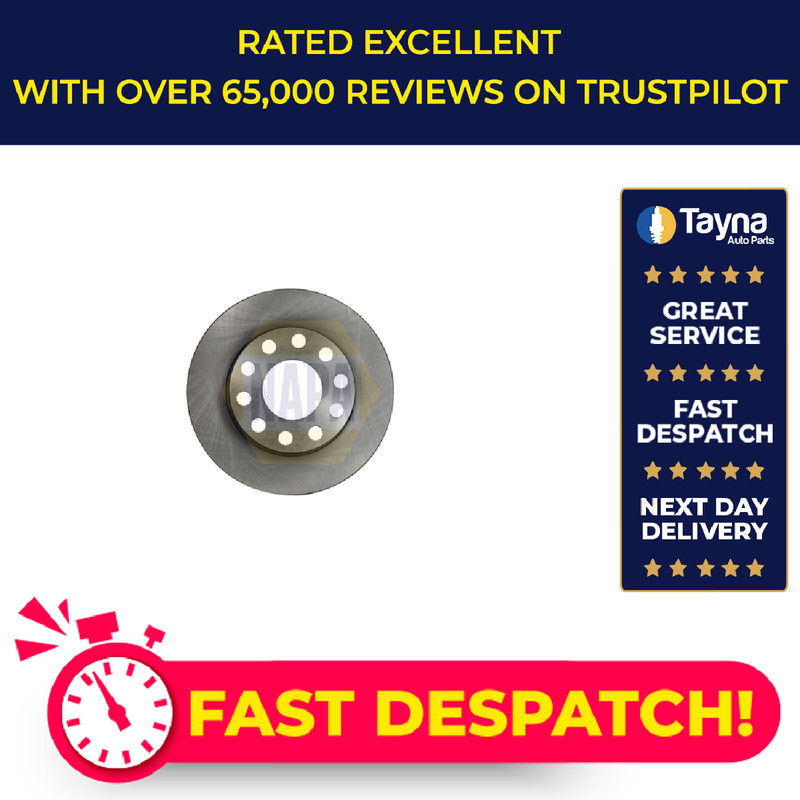 2x Brake Discs Pair Solid fits SEAT EXEO 3R 2.0D Rear 08 to 13 245mm Set NAPA