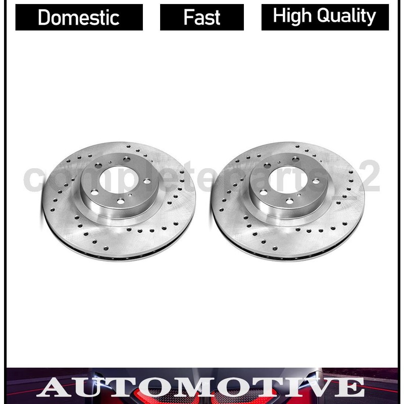 2 Rear Brake Rotors Fits Mercedes-Benz CLS55 AMG 5.5L