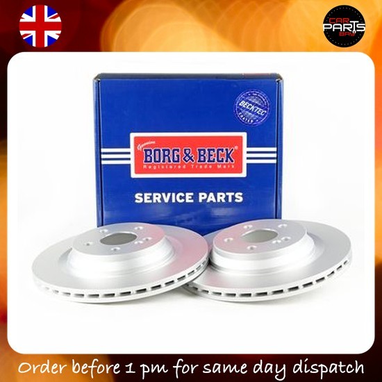 BRAKE FOR BMW 3 SERIES 335I XDRIVE 335XI DISCX2 BORG & BECK REAR