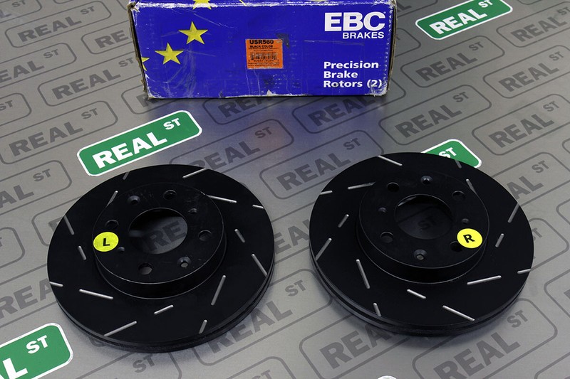 EBC USR Sport Slotted Rotors 9.4 In Front Civic CX DX LX 92-95 1.5L D15B7 D15B8