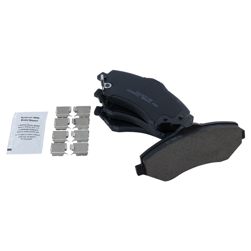 TRQ Front & Rear Posi Ceramic Disc Brake Pad & Rotor Kit for Chrysler Dodge Ram gallery