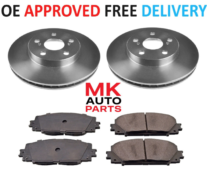 FOR LEXUS CT200H 1.8 HYBRID FRONT BRAKE DISCS AND PADS 2010-2020 mk1 ZWA10
