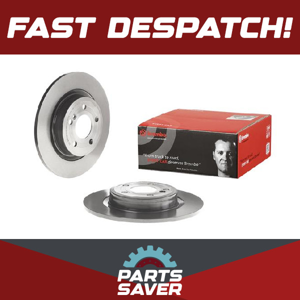 2x Brake Discs Pair Solid fits MERCEDES SLC200 R172 2.0 Rear 2016 on M274.920