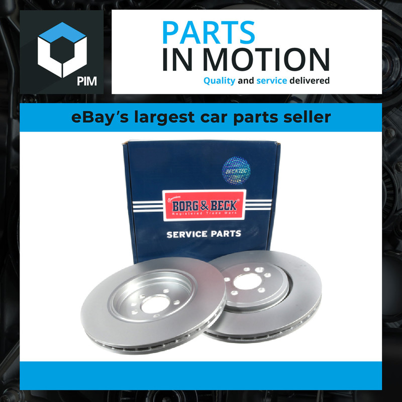 2x Brake Discs Pair Vented fits MG MGZT 2.5 Front 01 to 05 25K4F 325mm Set B&B