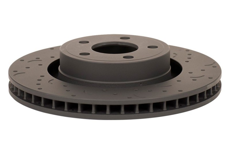 For Mitsubishi Lancer 03-06 Hawk Talon Drilled & Slotted Front Brake Rotors gallery