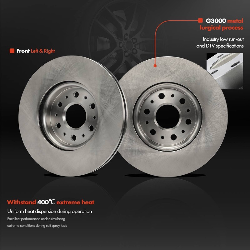 321mm Front Disc Brake Rotors for GMC Acadia Chevy Blazer Traverse Buick Enclave gallery