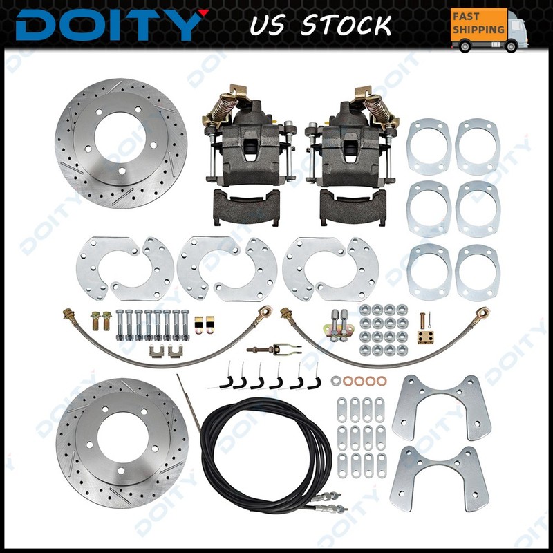 New For 9 Inch pre-1987 Ford truck or Bronco Rear End Disc Brake Kit Brand