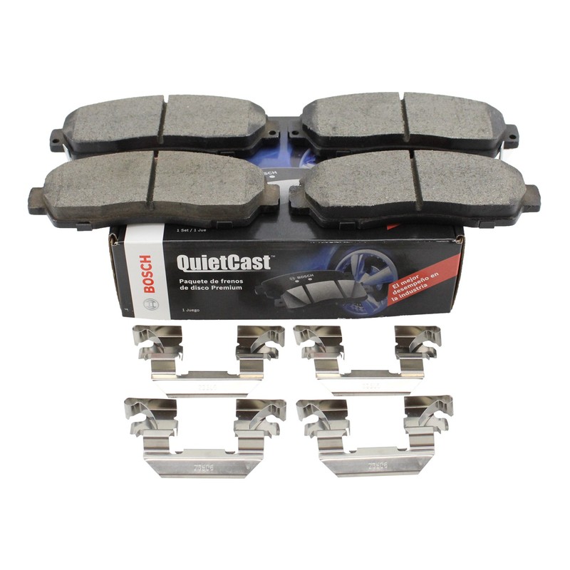 DuraGo Front Rotors Bosch QuietCast Ceramic Disc Brake Pads Kit For Odyssey FWD gallery