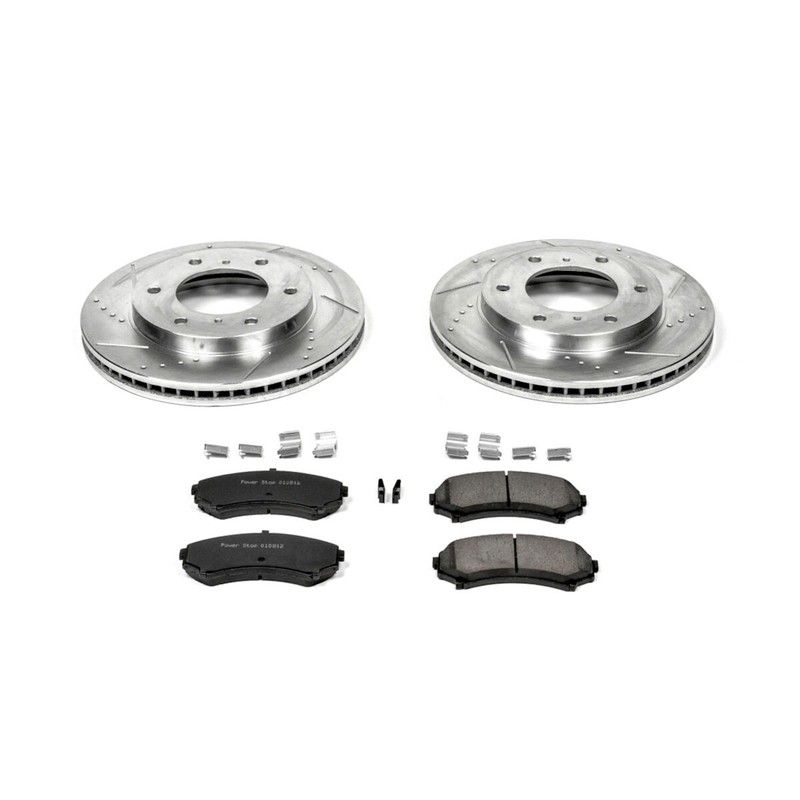 K2755 Powerstop 4-Wheel Set Brake Disc and Pad Kits Front & Rear for Montero gallery