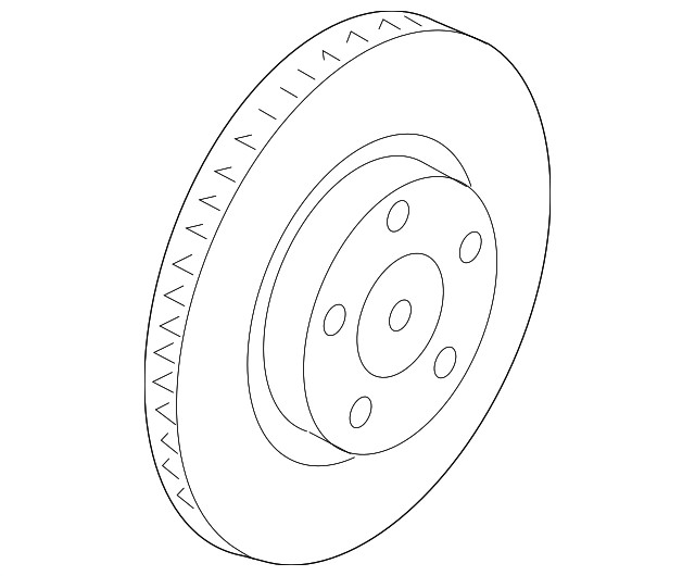 Genuine Mazda Disc Brake Rotor kd4533251