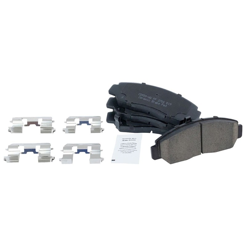 Front Ceramic Brake Pad & Rotor Kit w/Chemicals for Honda Civic GX Accord V6 gallery