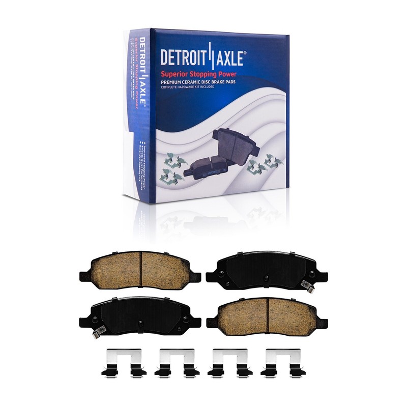 Front & Rear Rotors + Ceramic Brake Pads for 2006 - 2011 Bucik Lucerne V6 Only gallery