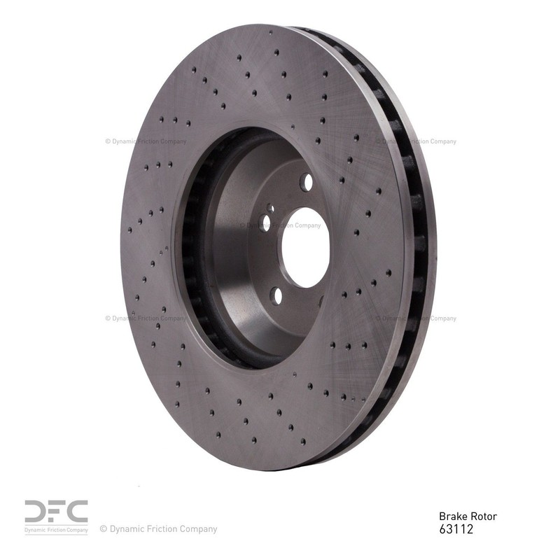 Dynamic Friction 620-63112 Disc Brake Rotor - Drilled gallery