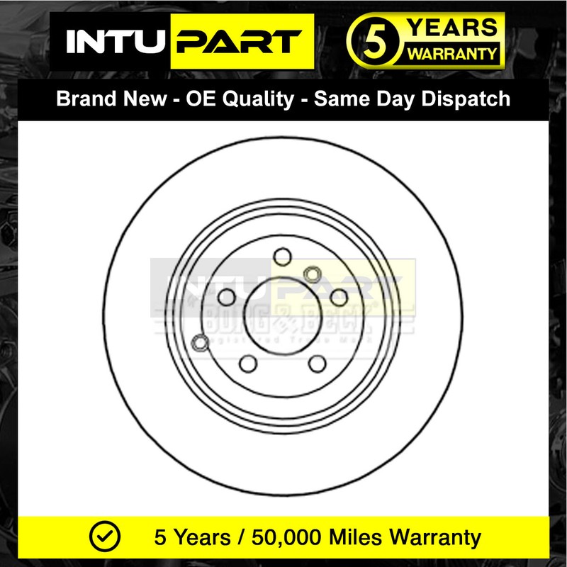 Fits Land Rover Range 2009-2012 4.4 D 4.9 IntuPart Rear 1x Brake Disc LR031846