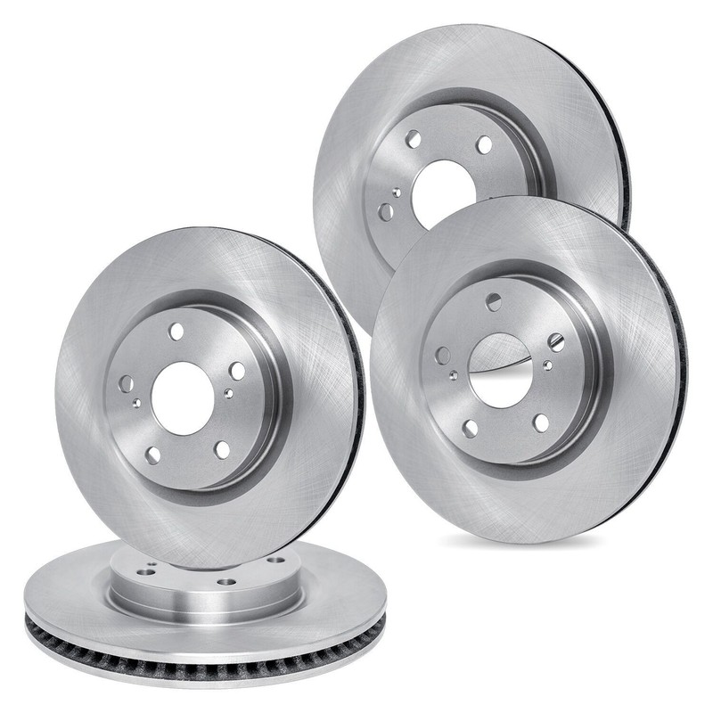 For Porsche Boxster 97-04 R1 Concepts Plain Front & Rear Brake Rotor Set