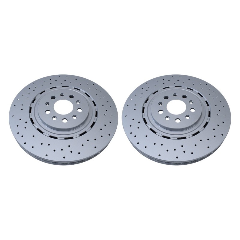 For Maserati Levante S 2017-2022 Brake Disc Dimpled Rotors Front Set of 2 gallery