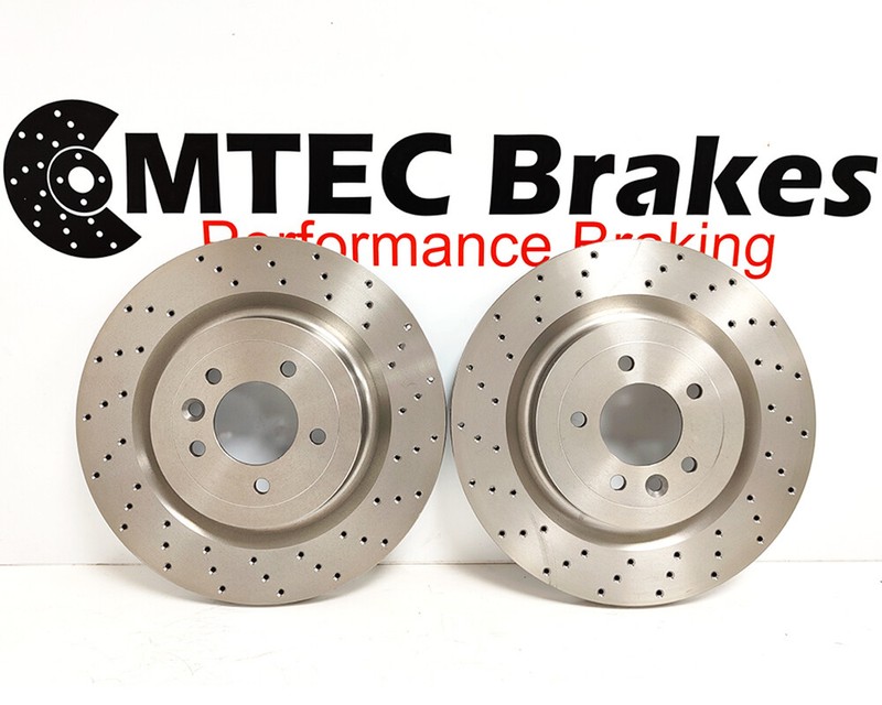 HA Brake Discs Brake Pads For Range Rover Sport 3.0 TDV6 4.4 5.0 L494 Drilled gallery