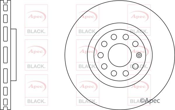 Brake Discs Pair Front FOR AUDI A4 8H 2.0 3.0 3.2 06->09 Performance gallery