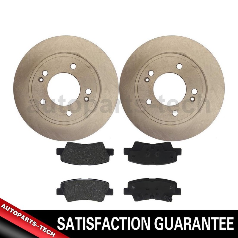 Brake Pad Brake Rotor Fits Hyundai Elantra 1.6L