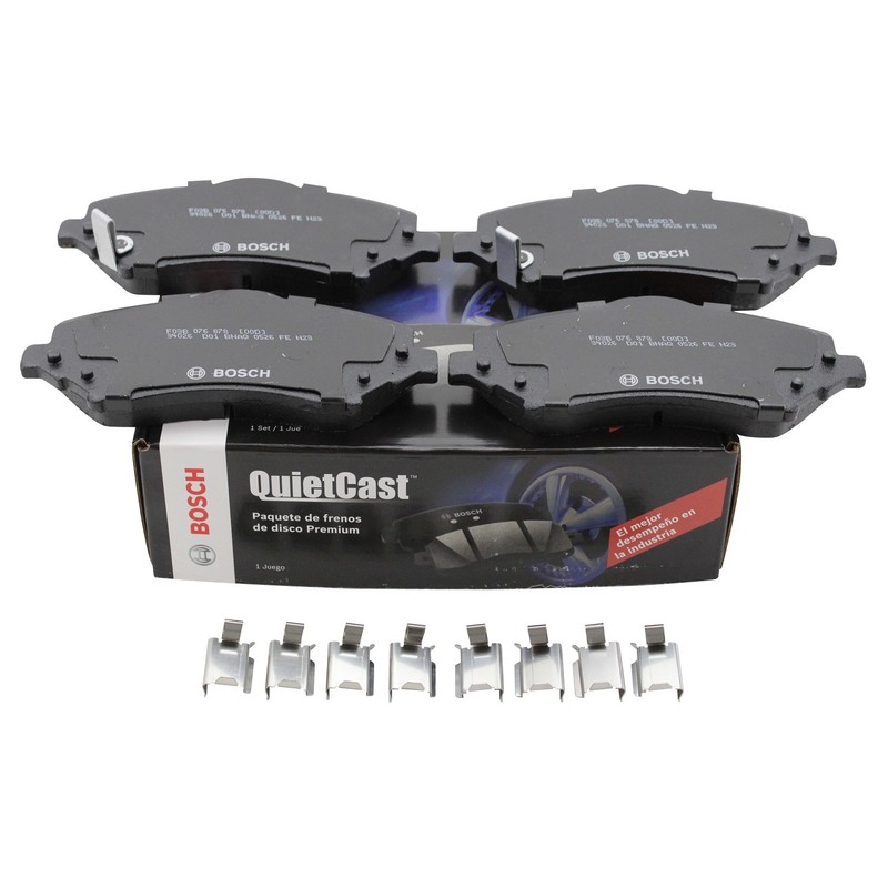 DuraGo Front Rotors Bosch QuietCast Semi-Met Disc Brake Pads Kit For Wrangler JK gallery