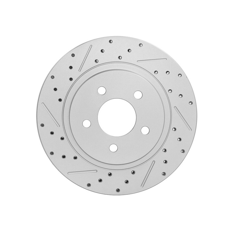 Rear Drilled Disc Brake Rotors for 2005 2006 2007 2008 2009 - 2014 Ford Mustang gallery